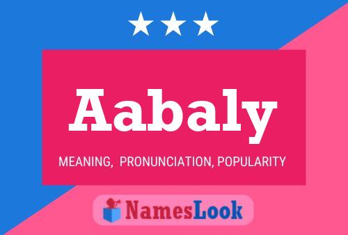 Aabaly 名字海报