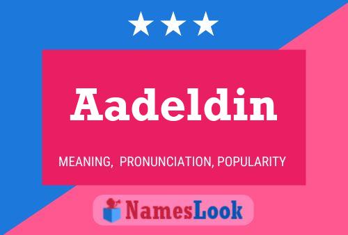 Aadeldin 名字海报