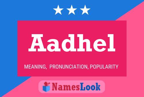 Aadhel 名字海报