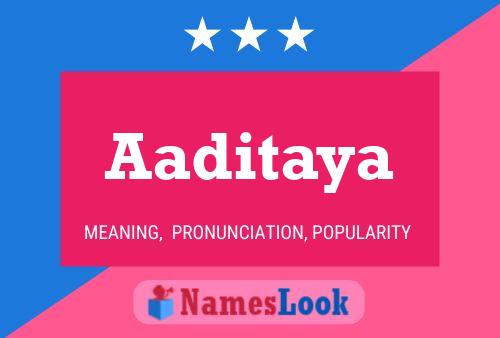 Aaditaya 名字海报