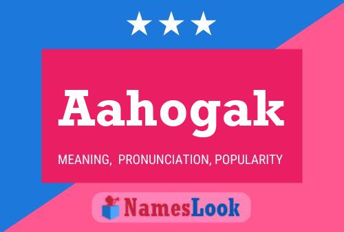 Aahogak 名字海报