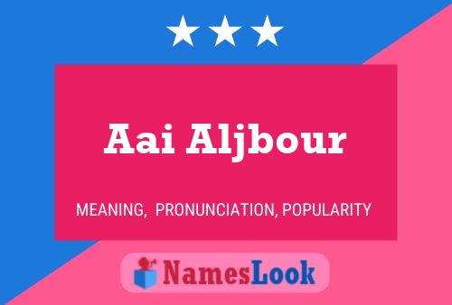 Aai Aljbour 名字海报