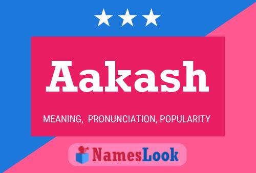 Aakash 名字海报