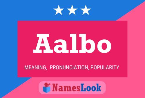 Aalbo 名字海报