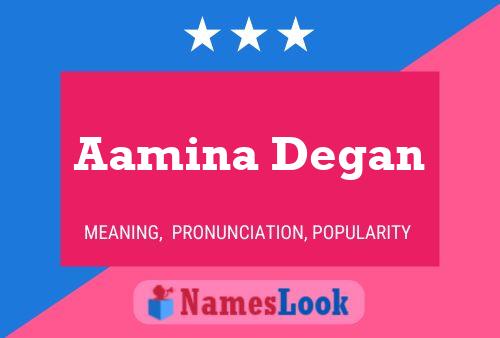 Aamina Degan 名字海报