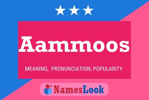 Aammoos 名字海报