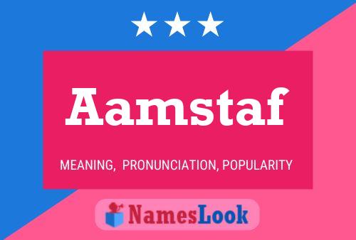 Aamstaf 名字海报