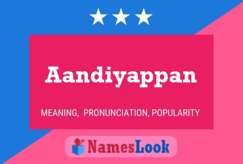 Aandiyappan 名字海报