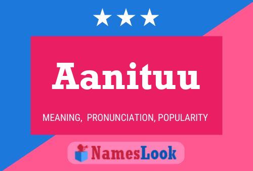 Aanituu 名字海报