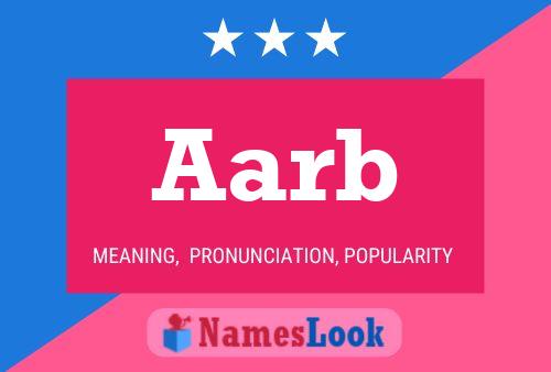 Aarb 名字海报