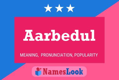 Aarbedul 名字海报