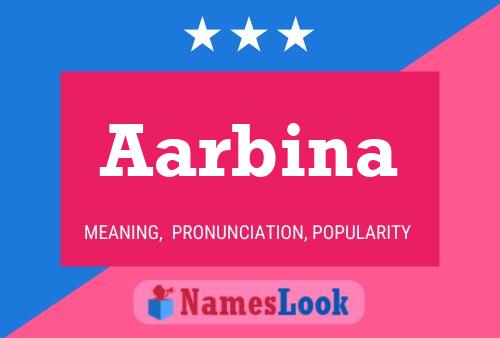 Aarbina 名字海报