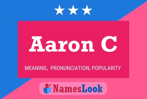 Aaron C 名字海报