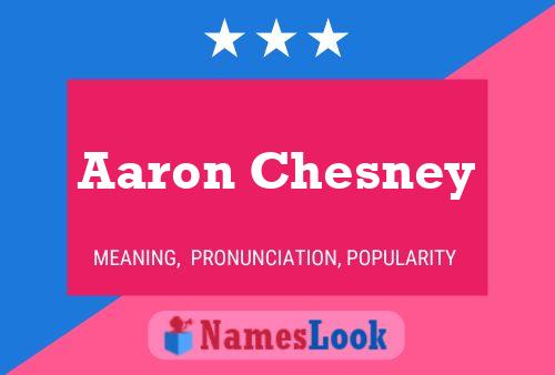 Aaron Chesney 名字海报