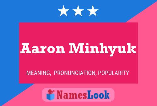 Aaron Minhyuk 名字海报