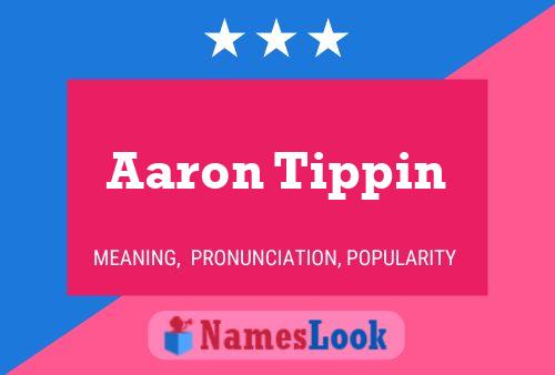 Aaron Tippin 名字海报