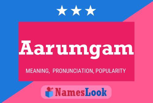 Aarumgam 名字海报