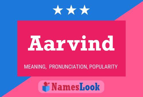 Aarvind 名字海报