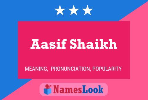 Aasif Shaikh 名字海报