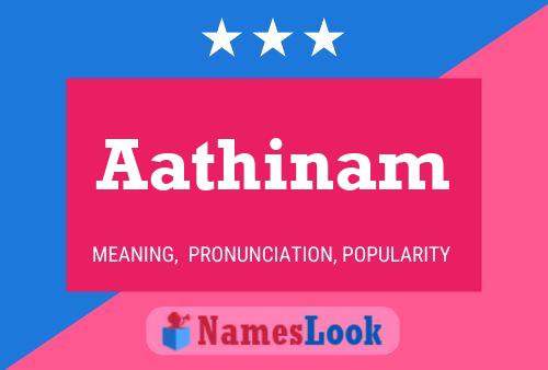 Aathinam 名字海报