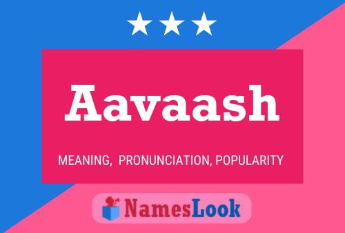 Aavaash 名字海报