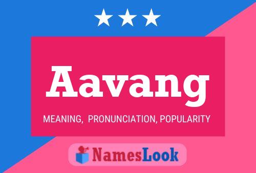 Aavang 名字海报