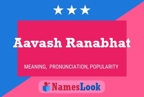 Aavash Ranabhat 名字海报