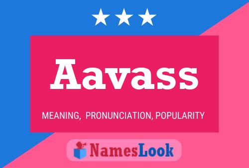 Aavass 名字海报