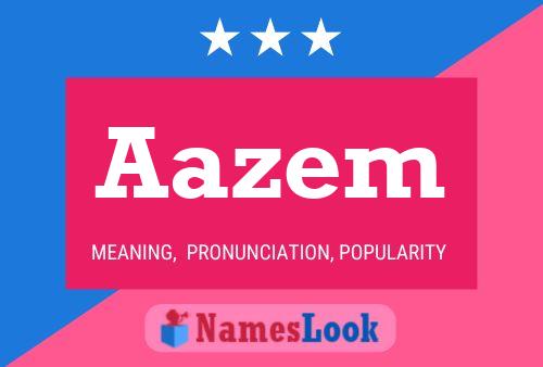 Aazem 名字海报