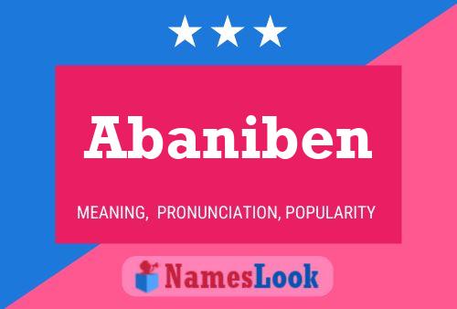 Abaniben 名字海报