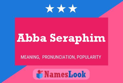 Abba Seraphim 名字海报