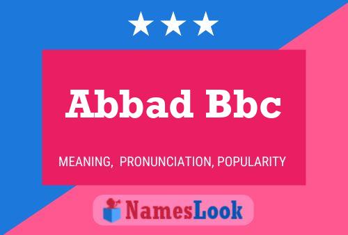 Abbad Bbc 名字海报