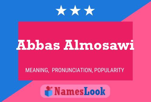 Abbas Almosawi 名字海报