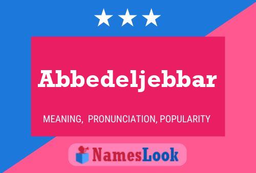 Abbedeljebbar 名字海报