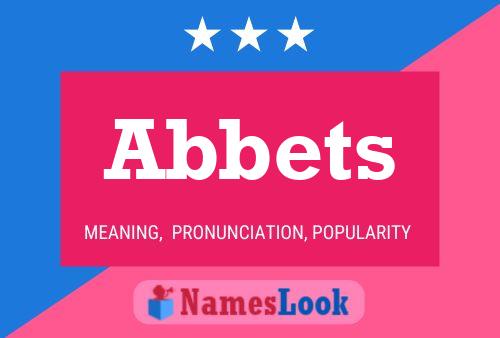 Abbets 名字海报