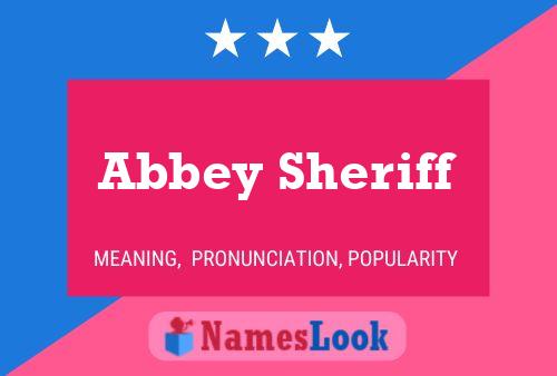 Abbey Sheriff 名字海报