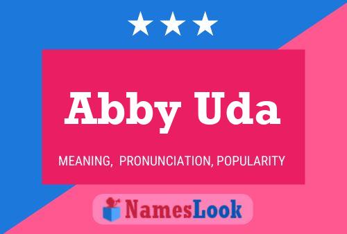 Abby Uda 名字海报