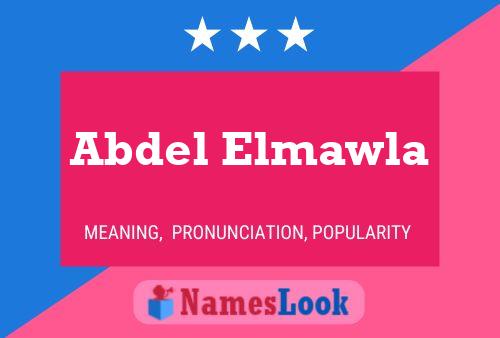 Abdel Elmawla 名字海报