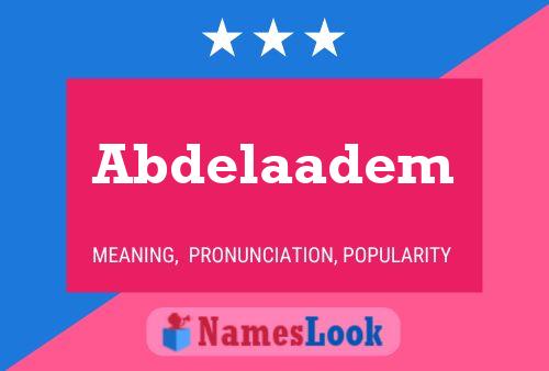 Abdelaadem 名字海报