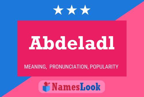 Abdeladl 名字海报