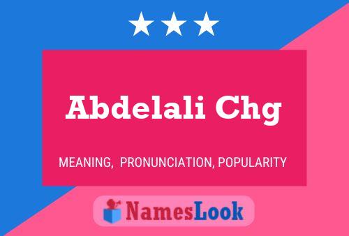 Abdelali Chg 名字海报