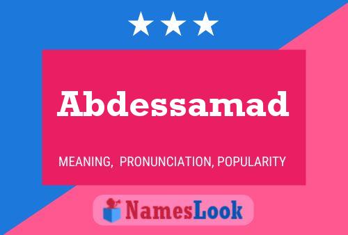 Abdessamad 名字海报