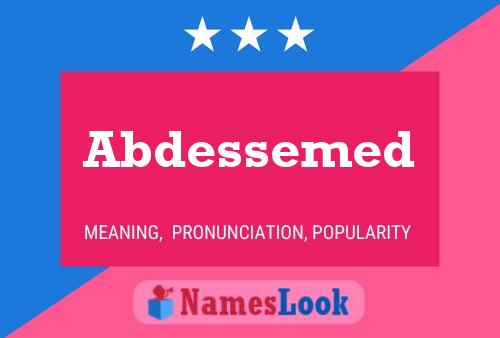 Abdessemed 名字海报