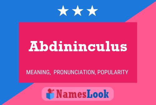 Abdininculus 名字海报