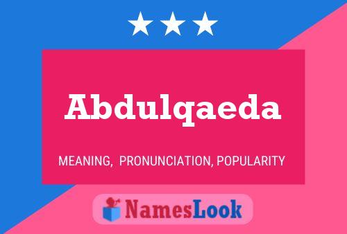 Abdulqaeda 名字海报