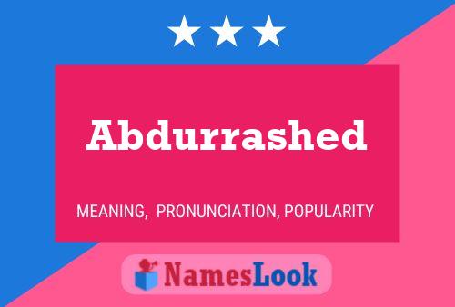 Abdurrashed 名字海报