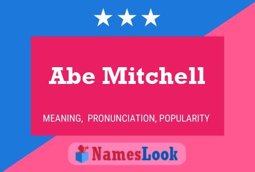 Abe Mitchell 名字海报