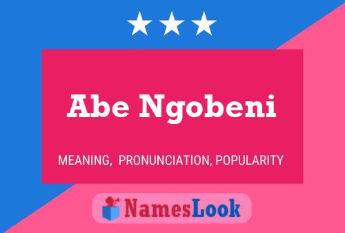 Abe Ngobeni 名字海报