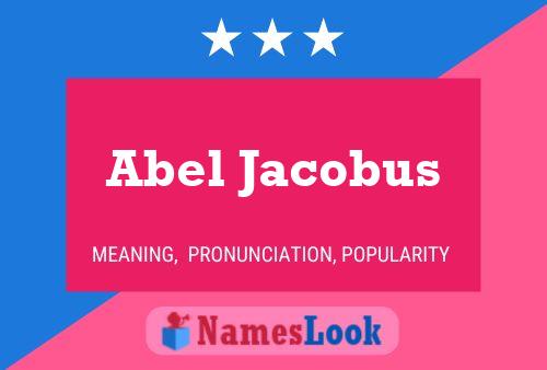 Abel Jacobus 名字海报