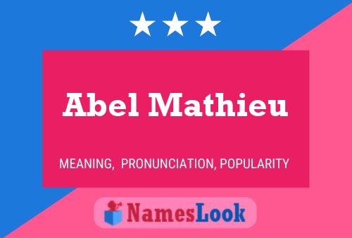 Abel Mathieu 名字海报